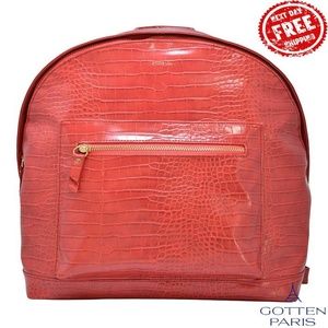 Rena Croco Large Backpack Bag Candy Apple Women's Bag